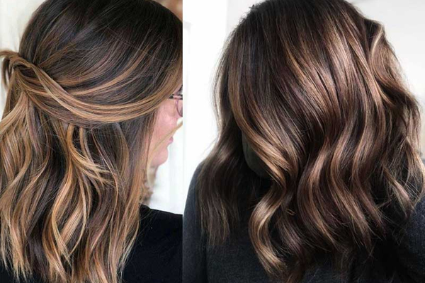 چه رنگ هایی برای لولایت کردن موهای قهوه ای تیره مناسب اند؟