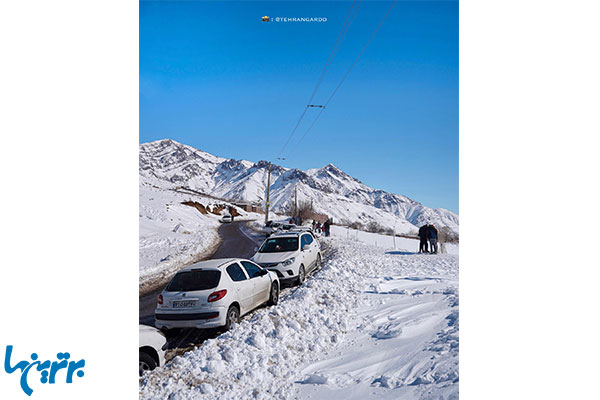 با ماشین کجا بریم برف بازی