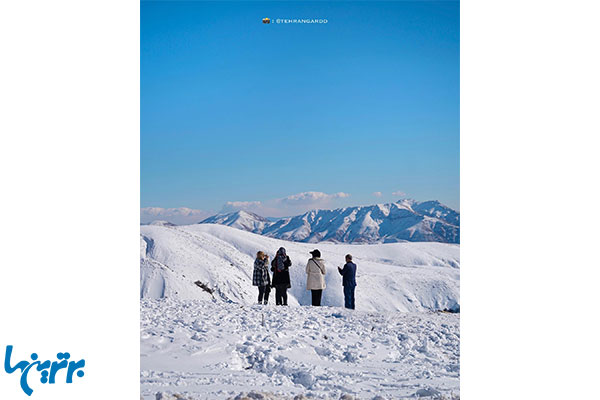 با ماشین کجا بریم برف بازی