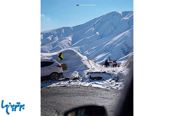 با ماشین کجا بریم برف بازی