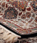 ريشه بافی و ترميم سوختگی فرش به صورت اصولی توسط قالیشویی همشهری