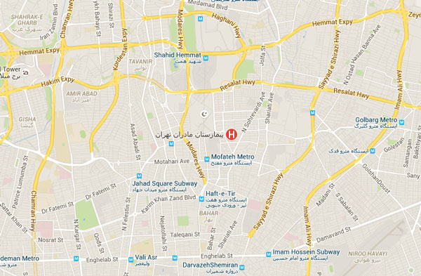سایت رسمی بیمارستان مادران تهران