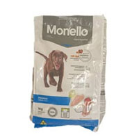 تصویر غذا خشک سگ پاپی یا توله برند مونلو میکس