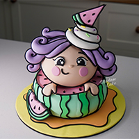 کاراکتر کیک -  آموزشگاه شیرینی پزی مادام کیک